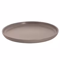 (6 pcs) SANDY LOAM | Plates - flat - Stoneware - Ø280mm - Grey