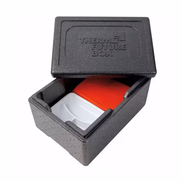(6 komada) THERMO FUTURE BOX | MENU M izolirana kutija – 9 litara – crna