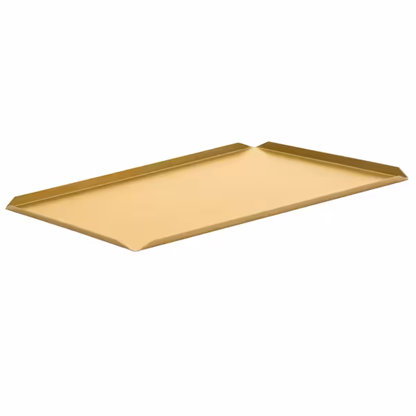 (5 kom) Prezentacijski pladanj - Aluminij - 700x150x10 mm - šampanj