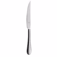(12 pieces) WMF | Sitello Steak Knife – 18/10 Stainless Steel - 240 mm - Polished - Hammered Finish - Monobloc
