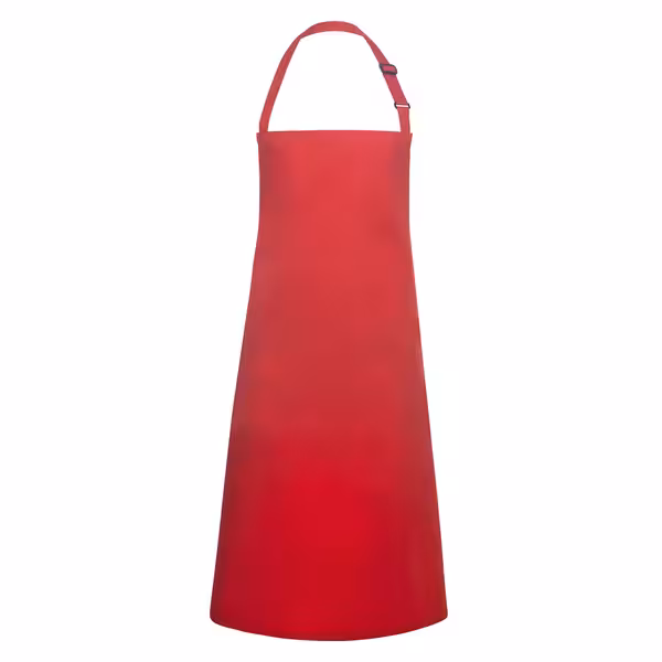 KARLOWSKY | Waterproof Bib Apron Basic – Red - 720x860 mm