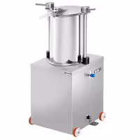 Hidraulična punilica za kobasice - 50 l - 560 W - inox - uključuje 4 nastavaka za punjenje