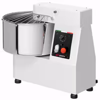 Spiralna miješalica za tijesto - 53 l / 44 kg - 1 brzina - s fiksnom posudom - s mehaničkim timerom - 400 V - za pizzu i kruh