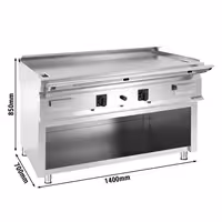 Plinski Teppanyaki roštilj - 24 kW - uključujući osnovnu jedinicu