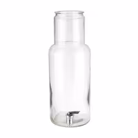 Musluklu Cam Şerbetlik - Ø170mm
