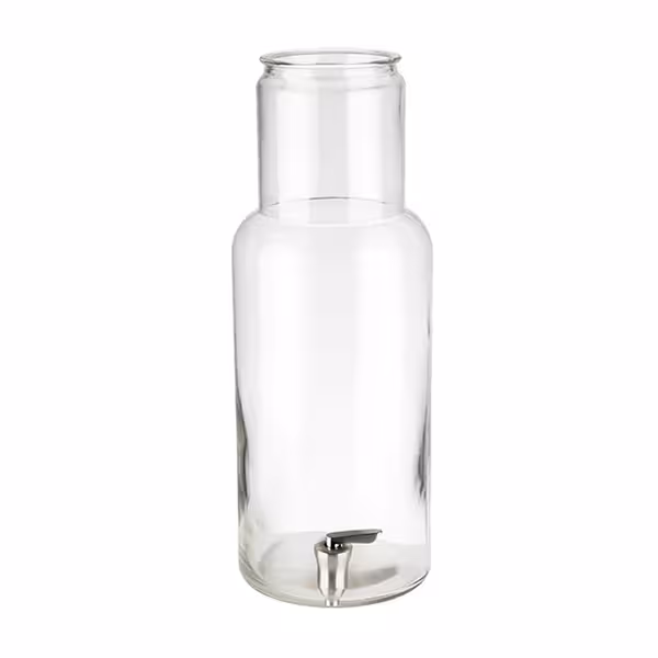 Musluklu Cam Şerbetlik - Ø170mm