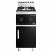 Plinski štednjak - Linija 700 - 400x700x1000 mm - 10 kW - 2 plamenika - samostojeći - zatvoreni ormarić s 1 vratima