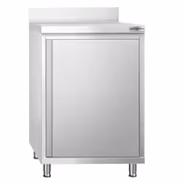 خزانة قاعدية ستانلس ستيل KOPENHAGEN PREMIUM - 600x600mm - أبواب مفصلية - مع حاجز خلفي