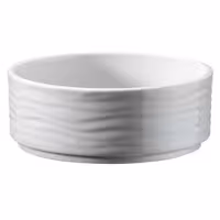 (12 adet) Tatlı / Salata Kasesi - SEA WAVE - Porselen - 350ml - yuvarlak - Ø120mm - Beyaz