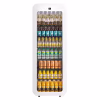Commercial Beverage Display Fridge - 105 litres - slimline - with 1 glass door