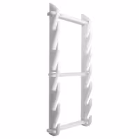 Griešanas dēļu plaukts - 370x100x900 mm - Biezums: 20 mm - Polietilēns - Balts - Sienas montāža - Līdz 6 dēļiem