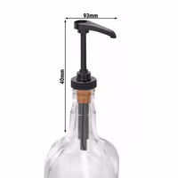 (6 pcs) FUCHS | 2cl Dispenser Pump for Alcoholic Drinks - for 3 to 4.5 L Bottles
