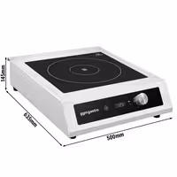 Indukcijska ploča – 5 kW – za velike tave promjera 450–500 mm