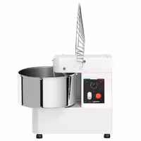 Spiralna miješalica za tijesto - 53 l / 44 kg - 1 brzina - s fiksnom posudom - s mehaničkim timerom - 400 V - za pizzu i kruh
