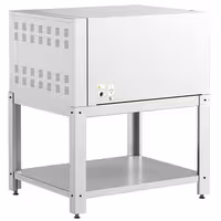 Electric Deck Pizza Oven - Twin Deck - Refractory Stone Deck - 9+9 x Ø 30cm (12") - Mechanical Controls - incl. Base frame