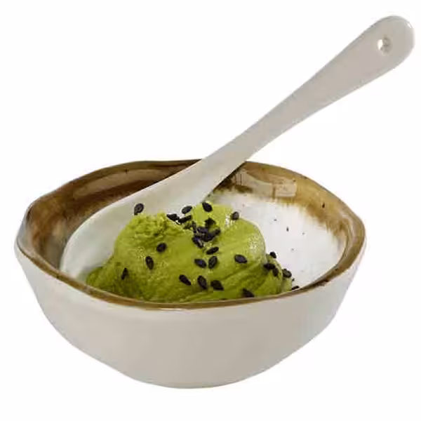 (12 adet) Ramekin (Sos Kasesi) - STONE ART - 12'li Set - Melamin - 70ml - yuvarlak - Ø80mm - Beyaz/Kahverengi