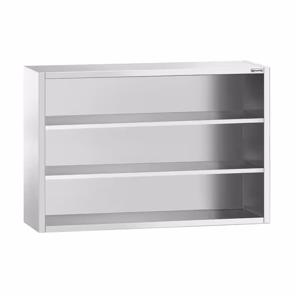 خزانة حائط ستانلس ستيل PREMIUM - 1600x400mm - بدون باب انزلاقي - ارتفاع 1000 mm