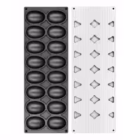 Plates for Tartelette Machine TMOPH - 16x Egg/Oval