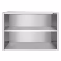خزانة حائط ستانلس ستيل PREMIUM - 1000x400mm - بدون باب انزلاقي - ارتفاع 800 mm