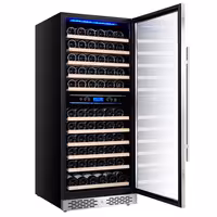 Commercial Wine Fridge - Dual Zone - 350L - max. 116 bottles