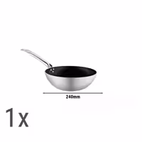 Wok-Pann-Set – Aluminium – 3-Deeler