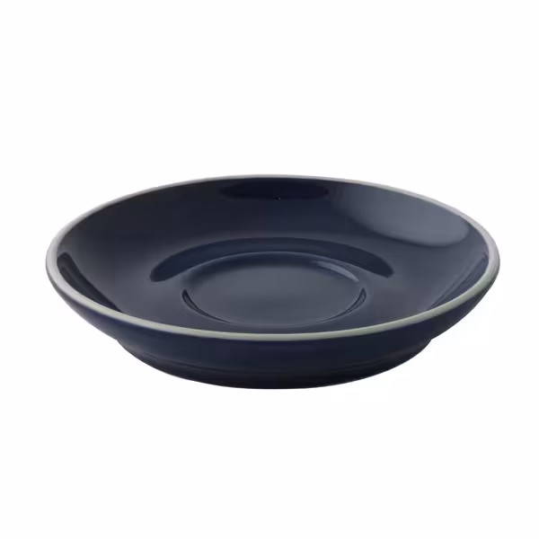 (6 kom) Colors - Tanjurić za cappuccino - Okrugli - Ø 140 mm - Plava