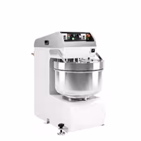 Spiralna miješalica za tijesto - 157 l / 100 kg - 2 brzine - s fiksnom posudom - 2 motora - s timerom - 400 V - za pizzu i kruh