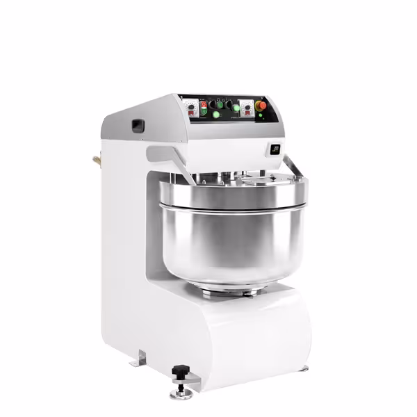 Spiralna miješalica za tijesto - 157 l / 100 kg - 2 brzine - s fiksnom posudom - 2 motora - s timerom - 400 V - za pizzu i kruh