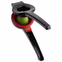 (6 adet) Limon & Lime Sıkacağı - 2 Sıkma Konili - Siyah - Uzunluk: 220mm - Döküm Alüminyum