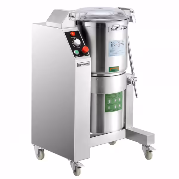 Ipari hummusz kutter - időzítő funkcióval - 35 literes - 5,5 kW - 400 volt - 1400 fordulat/perc