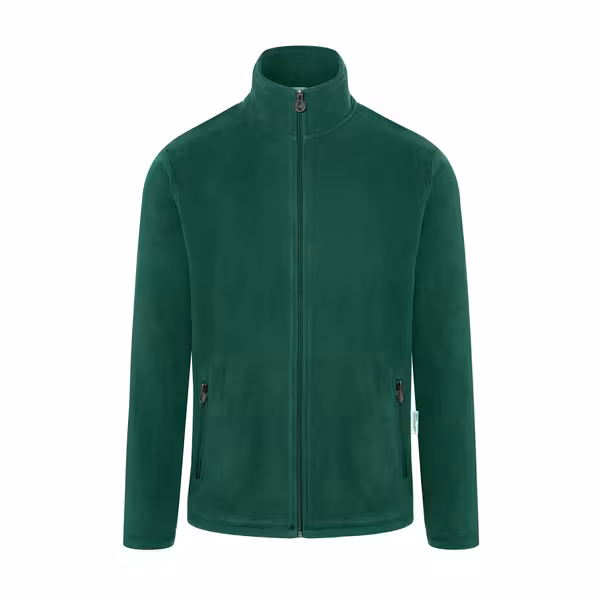 KARLOWSKY | Men's Work Fleece Jacket – Forest Green - XXL - Recycled Polyester - 60°C Washable