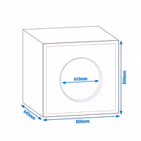 Airbox Pro s energetski učinkovitim EC motorom – 10.000 m³ na sat – 230 volti