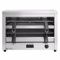 Pita Grill / Salamander - Infrarood - 4,5kW - 400V - 3 zones - met tijdschakelaar