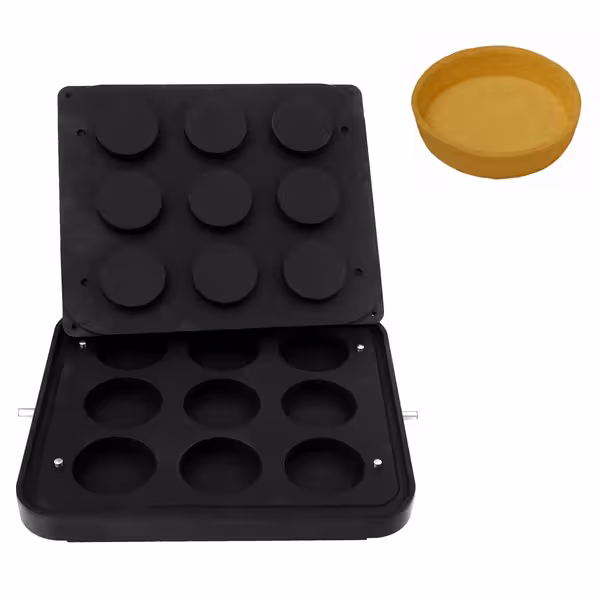 Plates for Tartelette Maker TMPIC - 9x Round - Ø81mm