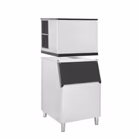 Commercial Ice Machine - Cube - 403 kg/24 h - incl. ice storage container