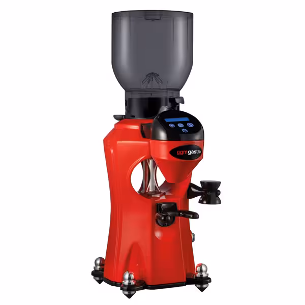 Kahve Değirmeni - 2kg - 45dB - Dozaj Hazneli - Kırmızı