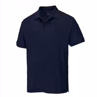 Men’s Cotton Polo Shirt - Dark Navy - Size: XL