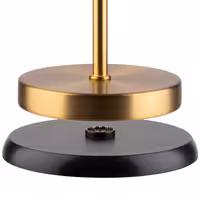 Şarj Edilebilir Masa Lambası - MERLE MINI - 3 kademeli kısılabilir - Ø90x250mm - Gold