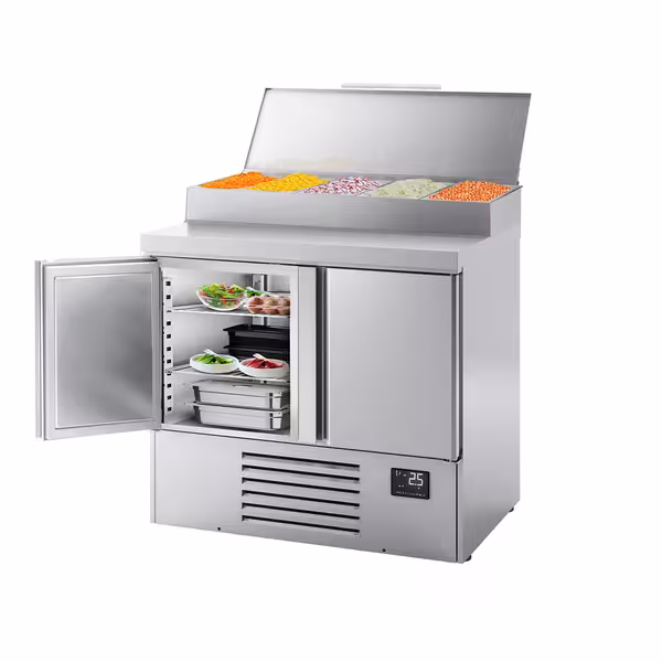 Pripremni rashladni pult Mini - 978x700 mm - 2 vrata - za 5x GN 1/4