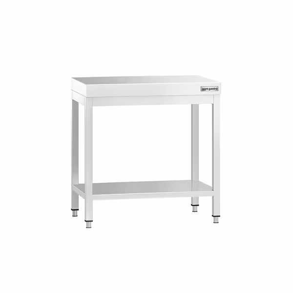 طاولة عمل ستانلس ستيل PREMIUM - 800x600mm - مع رف سفلي