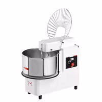 Spiralna miješalica za tijesto - 53 l / 44 kg - 2 brzine - podizna glava i uklonjiva posuda - s mehaničkim timerom - 400 V