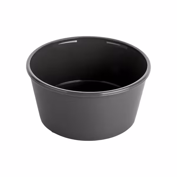 (12 pcs) Dessert Bowl - Plastic - 700ml - round - Ø 142mm - Grey