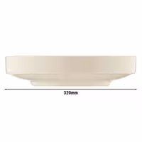 (12 pcs) CHEF TASTE OF | Platter - oval - Porcelain - Ø320mm - Cream