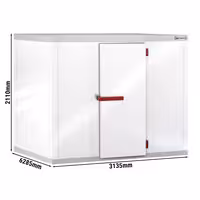 Cámara frigorífica positiva - 3135x6285mm - 35,53m³ - Para ES