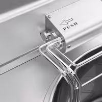 Električna friteza za ribu - 25 L - 14,0 kW - crna - stolna