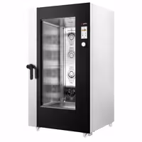Commercial Electric Combi Oven - Touchscreen Controls - 20x GN 1/1 - incl. Automatic washing system, Core temperature probe & Trolley