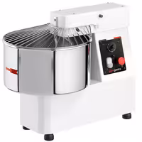 Spiralna miješalica za tijesto - 53 l / 44 kg - 1 brzina - s fiksnom posudom - s mehaničkim timerom - 400 V - za pizzu i kruh