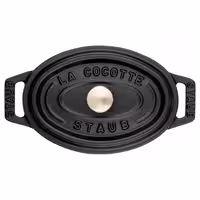 STAUB | Mini Cocotte Round Enamelled Cast Iron Casserole Dish – Ø 110 mm – Black