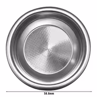 58.8mm Portafilter - Double Spout - Wooden Handle - Compatible with Allegro, Eminence, Grace & Suprema