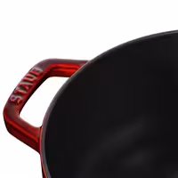 STAUB | La Marmite Lily Enamelled Cast Iron Pot – Ø 240 mm – Grenadine Red
